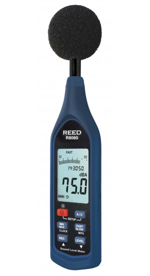 REED R8080 Data Logging Sound Level Meter with Bargraph